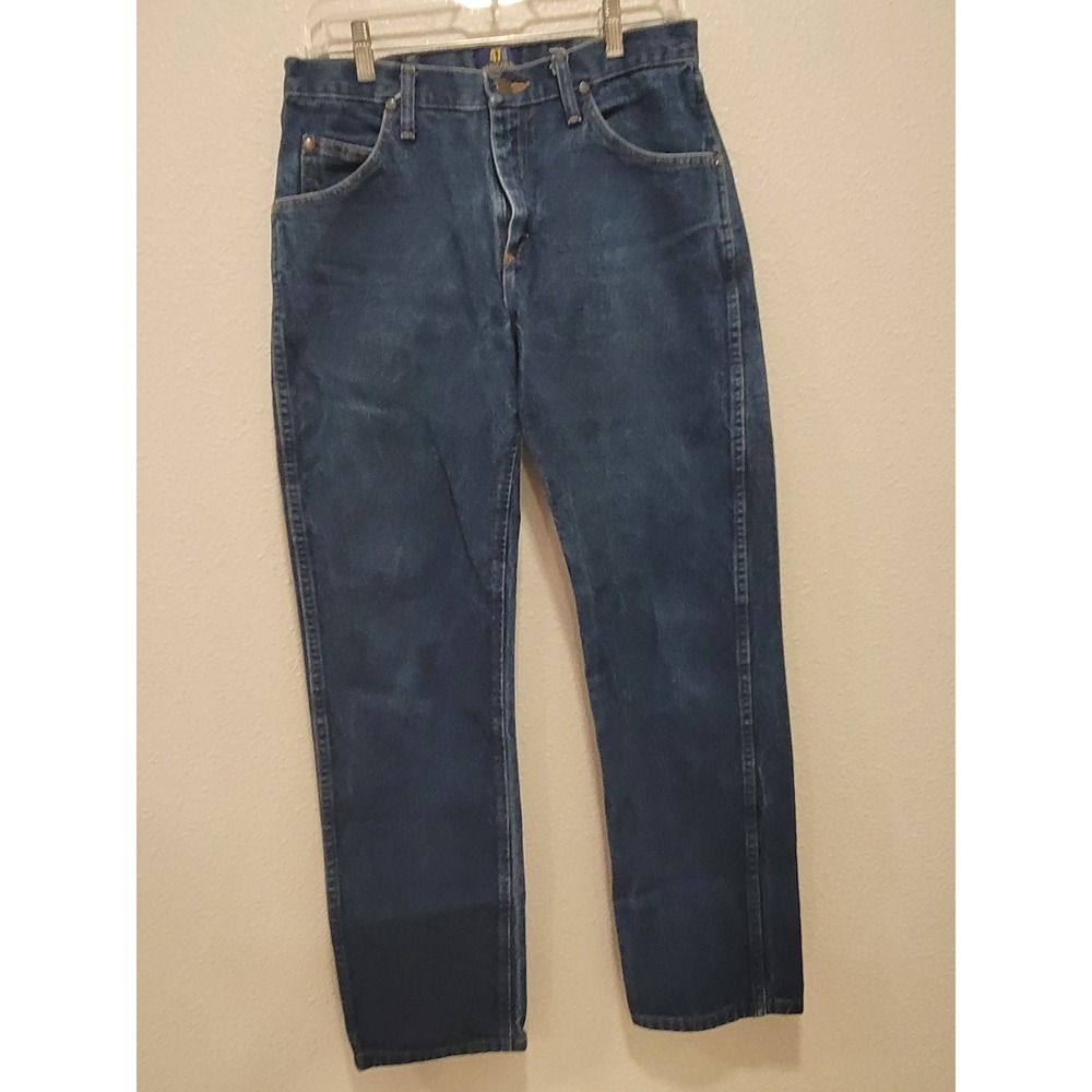Wrangler Jeans 47MWZ regular 31x32 blue zipper excellent condition